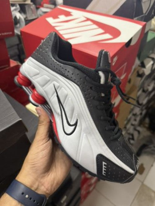 Nike Shox R4 Black Metallic Silver Fix