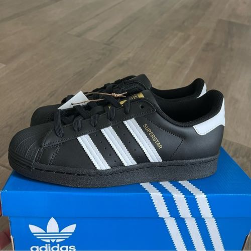 Adidas Superstar Black White Leather Fix